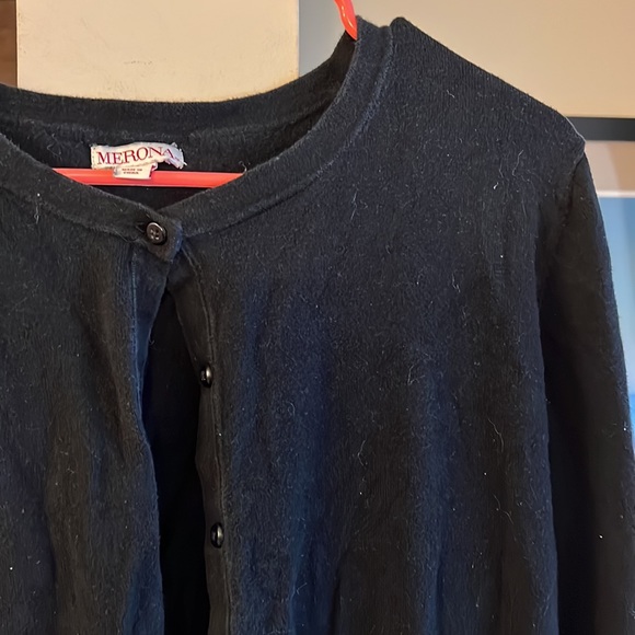 Black button up cardigan extra large Merona - Picture 3 of 16